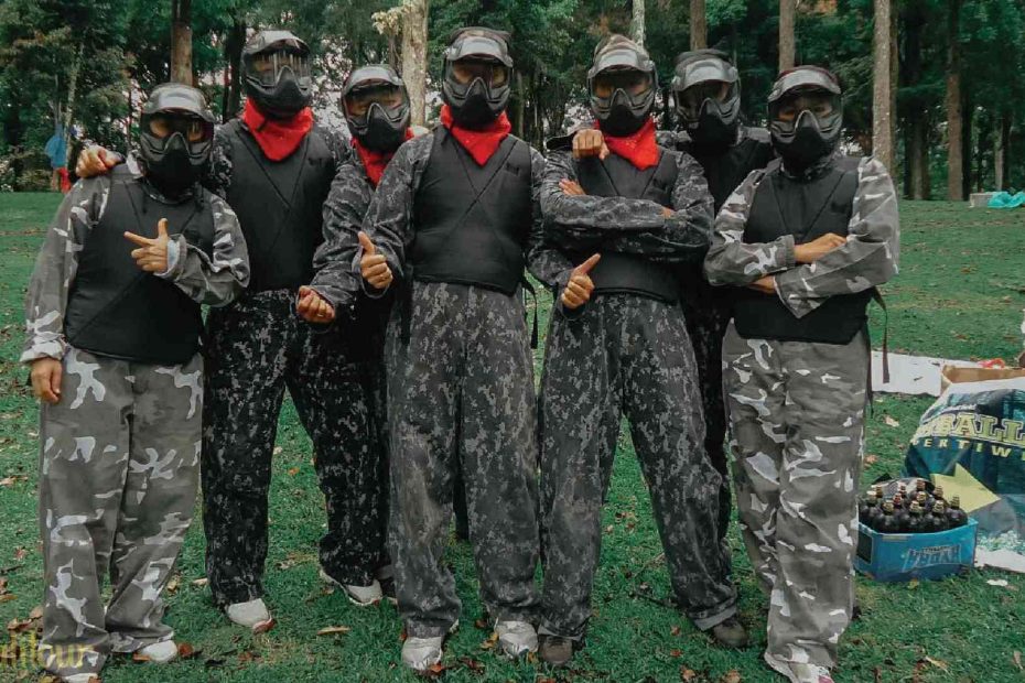 Paintball bali outing