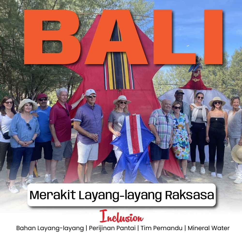 Paket Merakit Layangan Raksasa Bali